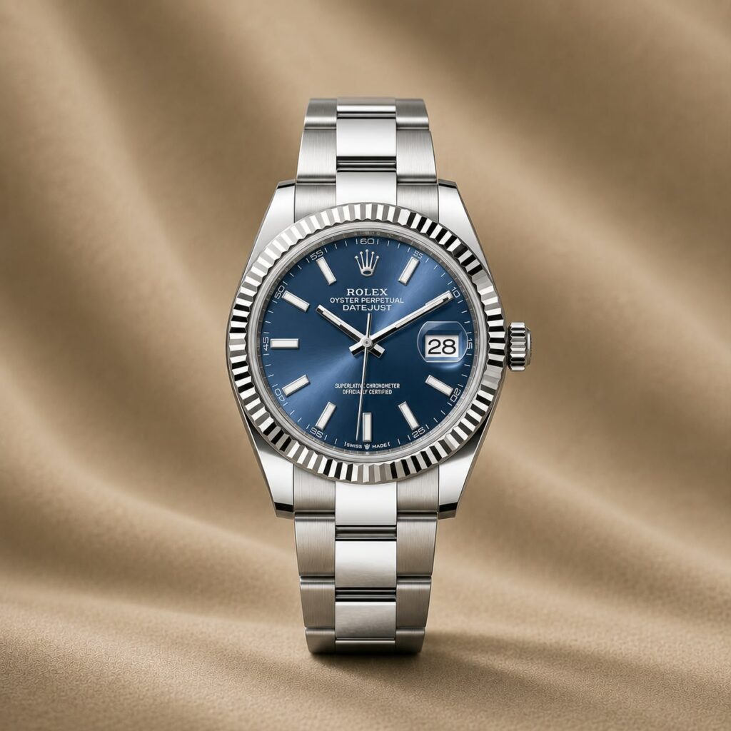 Rolex Datejust Fond Bleu